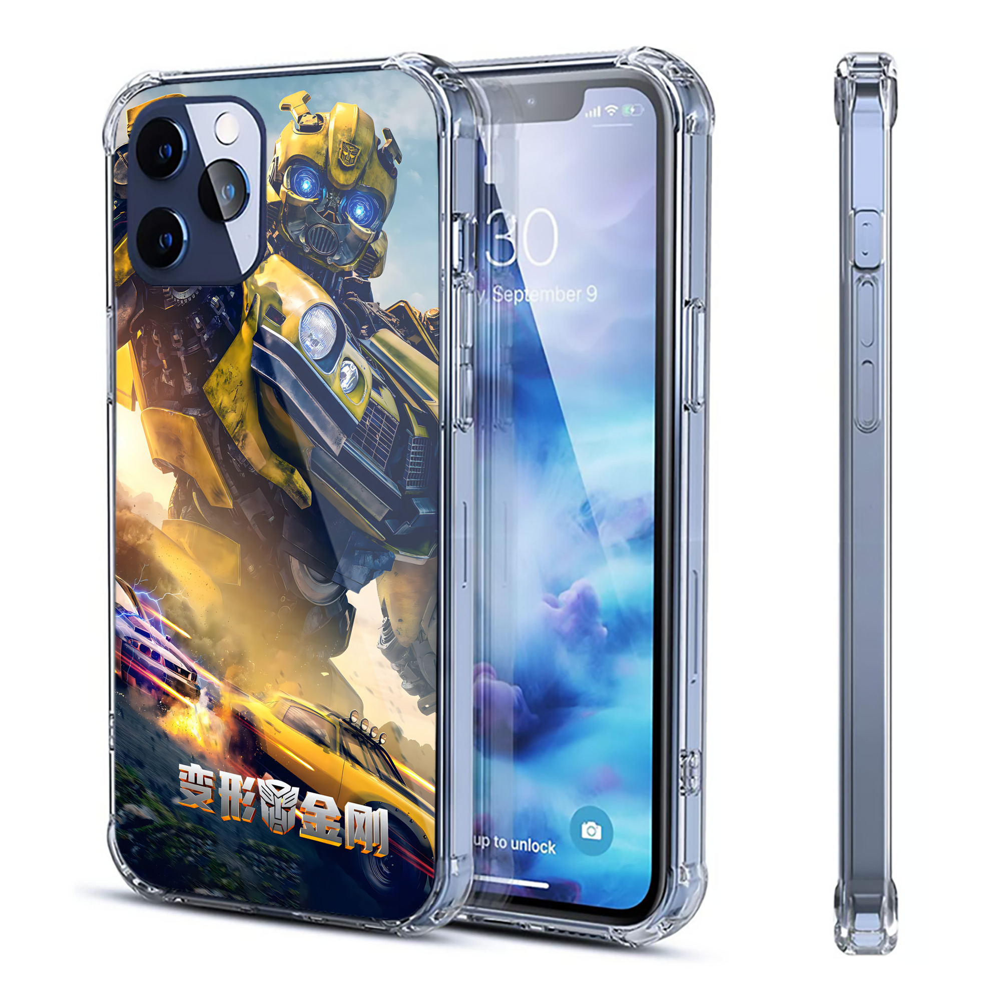 （画像用） Transformers トランスフォーマー 【iPhone 12シリーズ対応】透明スマホケース（クリアソフトケース）